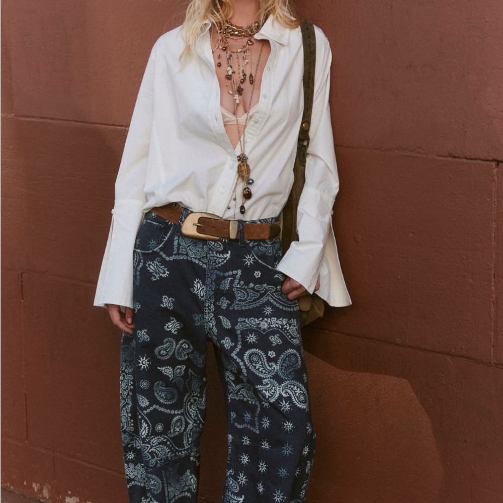 NWT - We The Free - Good Luck Barrel Jeans - SZ 30